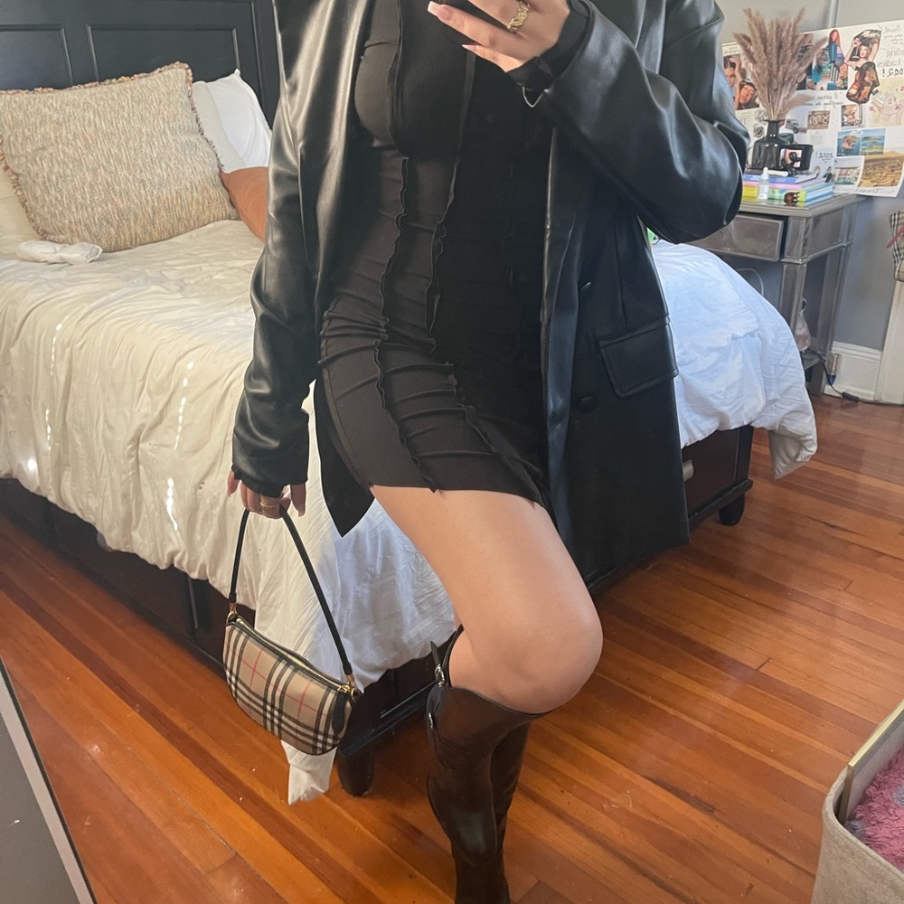Mini black dress